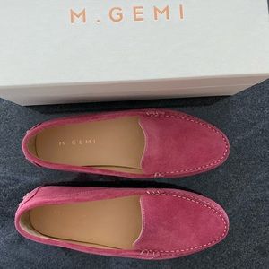 M. Gemi Suede Loafers - Pink Blossom